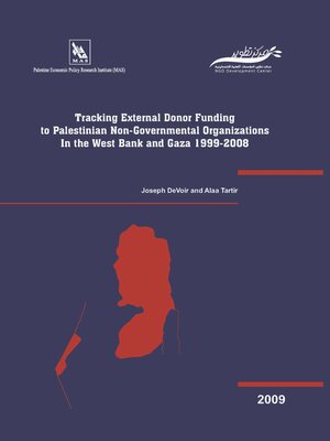 cover image of Tracking External Donor Funding to Palestinian Non Governmental Organizations in the West Bank and Gaza Strip 1999-2008